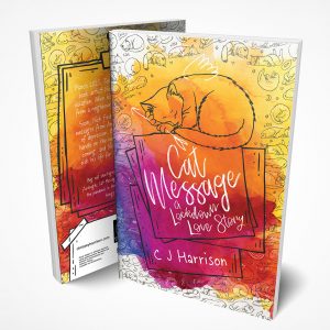 Cat Message paperback mock up